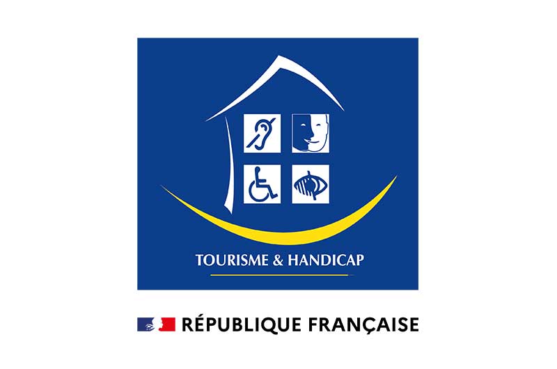 Tourisme et Handicap accessibility certified – 4 disabilities