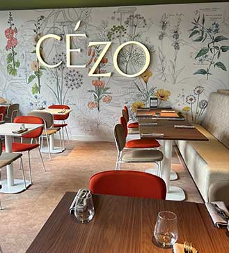 Le restaurant Cézo de l'hôtel Altéora site du Futuroscope